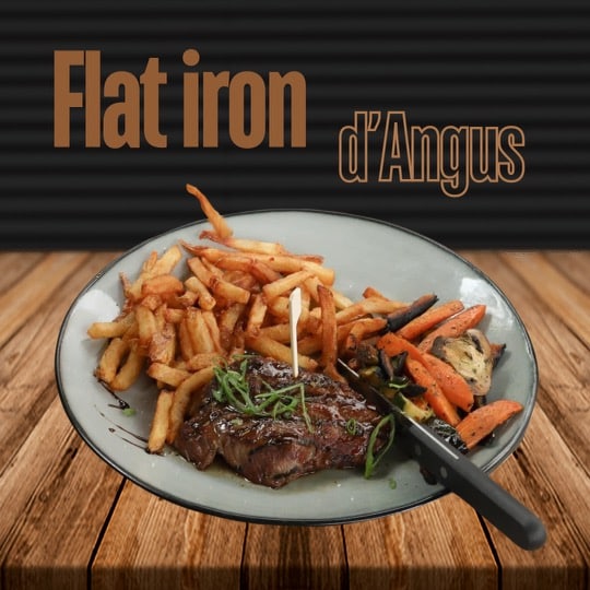 Flat iron d Angus